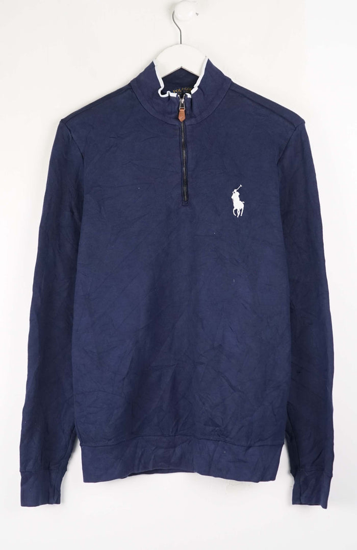 VINTAGE POLO RALPH LAUREN 1/4 ZIP SWEATER (M)