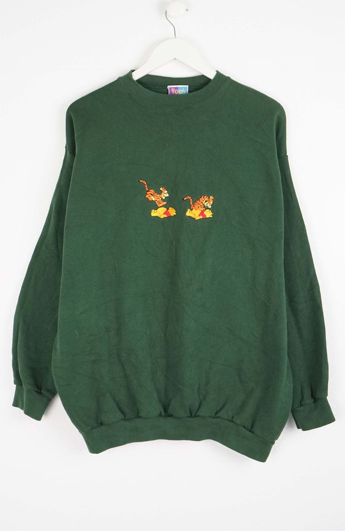 VINTAGE DISNEY POOH BEAR SWEATER (L)