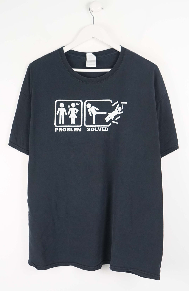 VINTAGE PROBLEM SOLVED T-SHIRT (L)