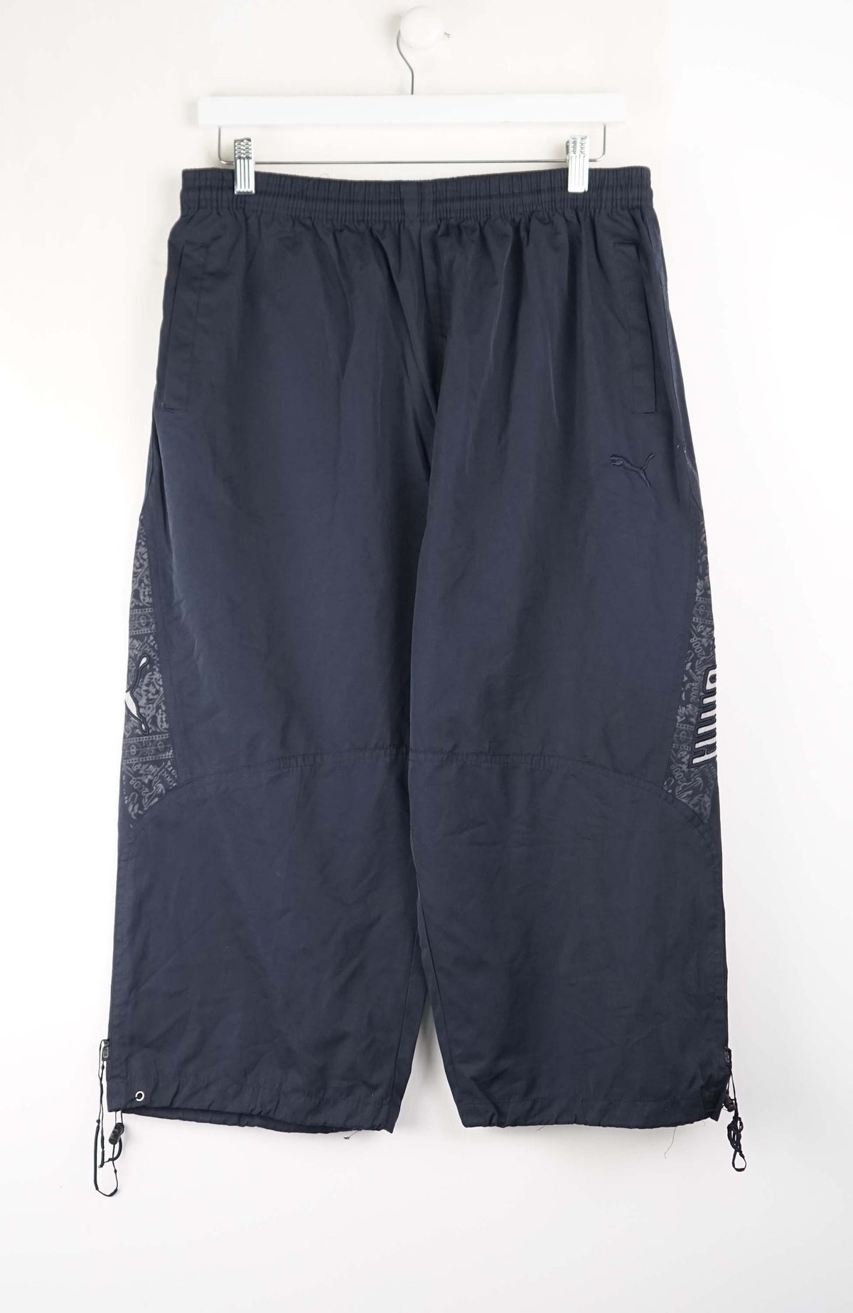 VINTAGE PUMA 3/4 TRACK PANT SHORTS (M)