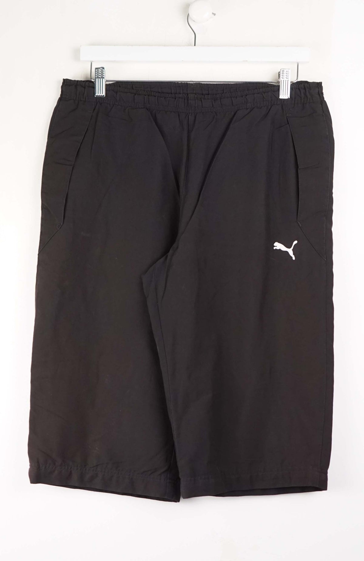 VINTAGE PUMA TRACK PANT SHORTS (L)