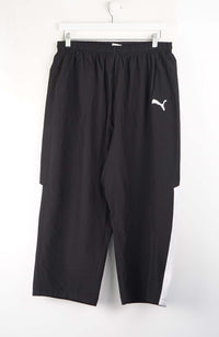 VINTAGE PUMA 3/4 TRACK PANT SHORTS (L)