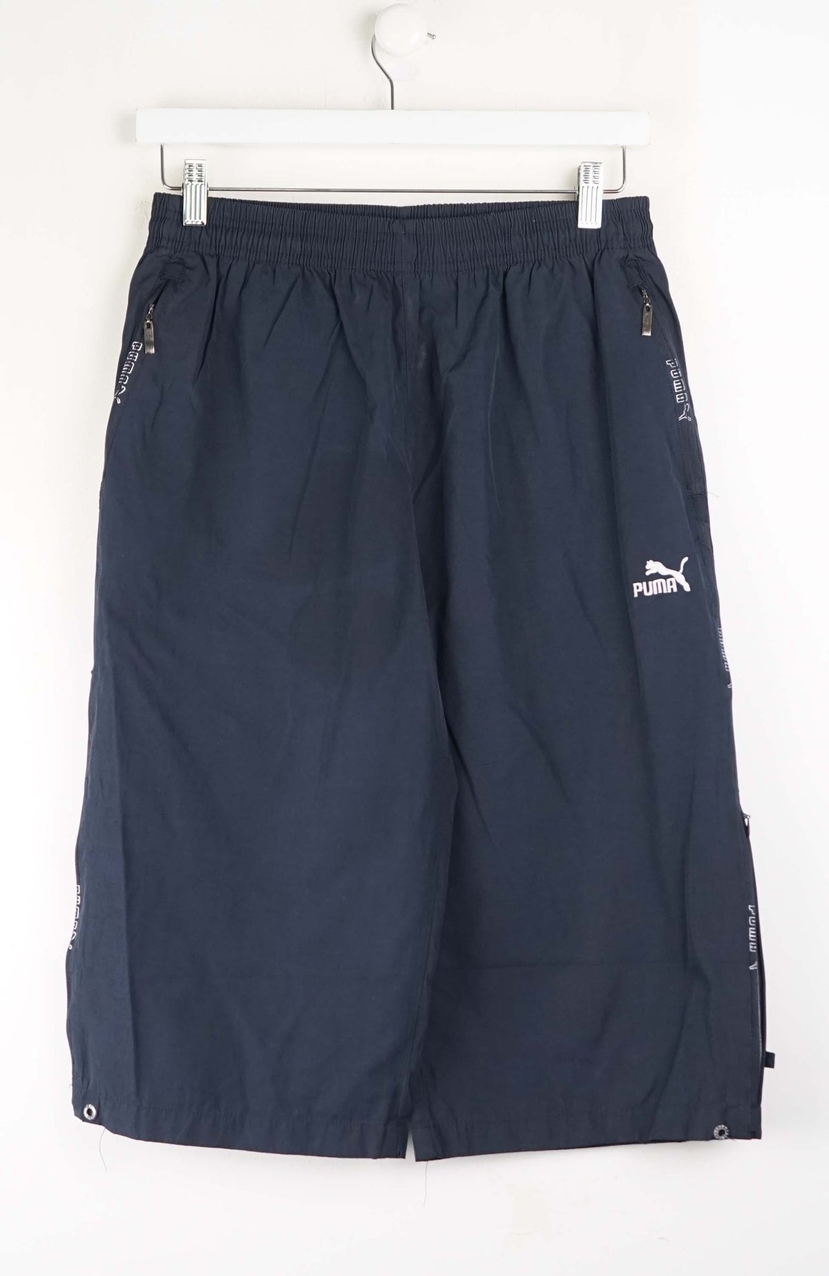 VINTAGE PUMA 3/4 TRACK PANT SHORTS (S)