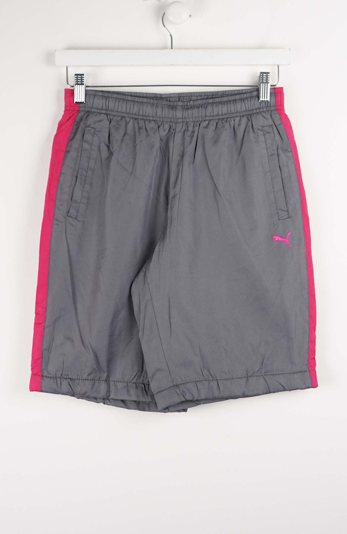 VINTAGE PUMA TRACK PANT SHORTS (S)
