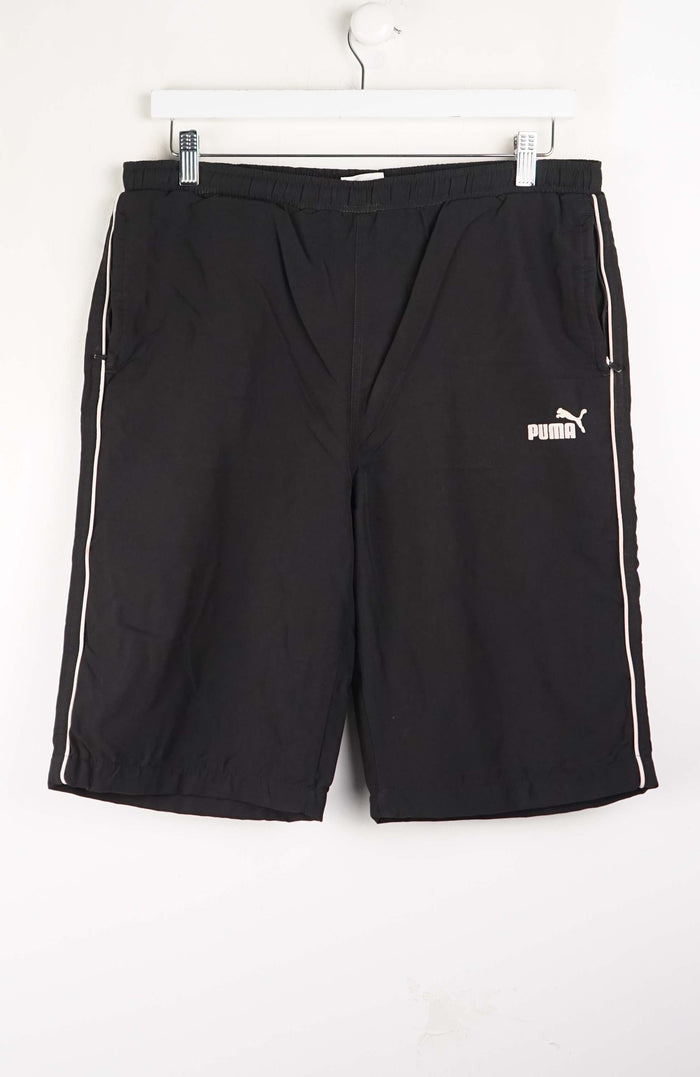 VINTAGE PUMA TRACK PANT SHORTS (L)
