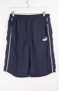 VINTAGE PUMA TRACK PANT SHORTS (M)