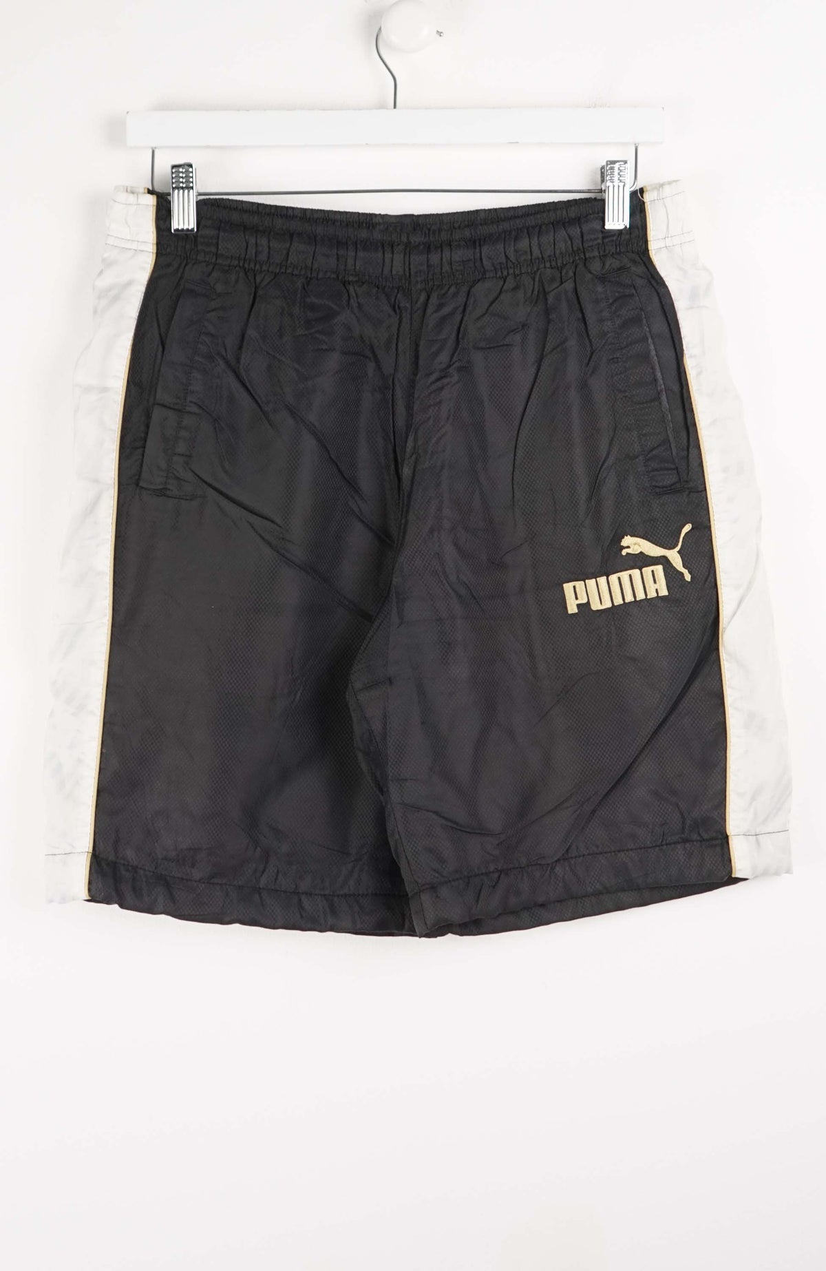 VINTAGE PUMA TRACK PANT SHORTS (M)