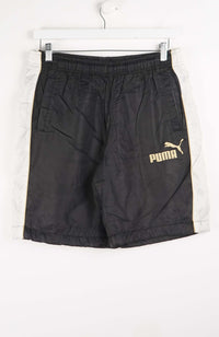 VINTAGE PUMA TRACK PANT SHORTS (M)