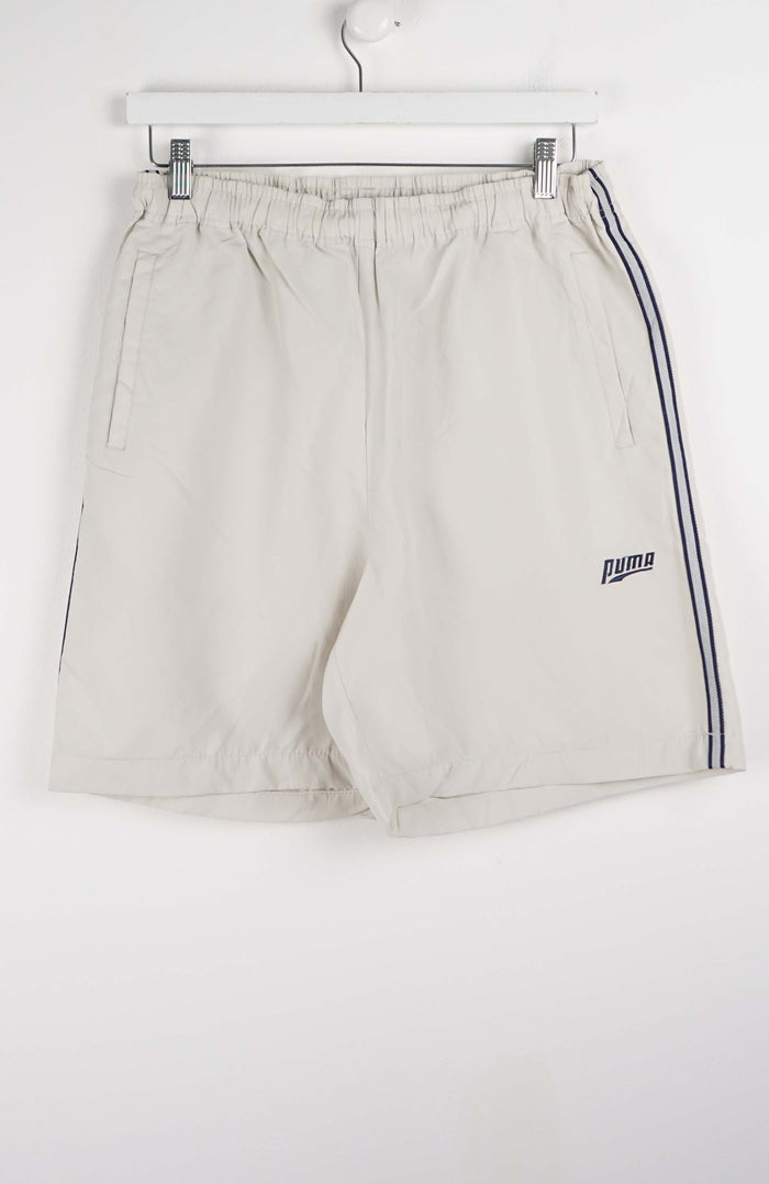 VINTAGE PUMA TRACK PANT SHORTS (S)
