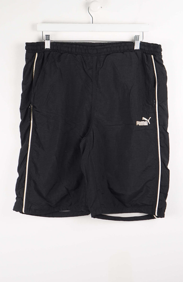 VINTAGE PUMA TRACK PANT SHORTS (XL)