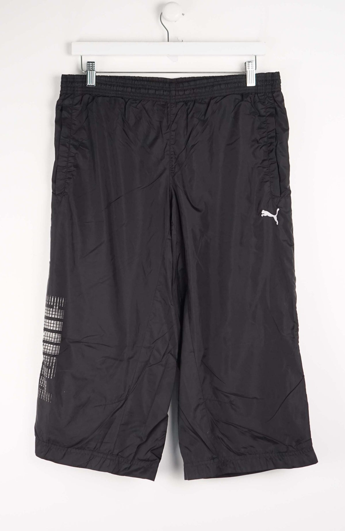 VINTAGE PUMA TRACK PANT SHORTS (M)