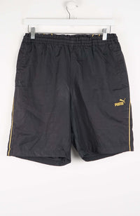 VINTAGE PUMA TRACK PANT SHORTS (M)