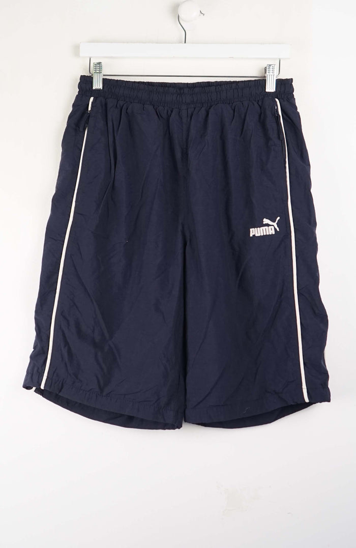 VINTAGE PUMA TRACK PANT SHORTS (M)