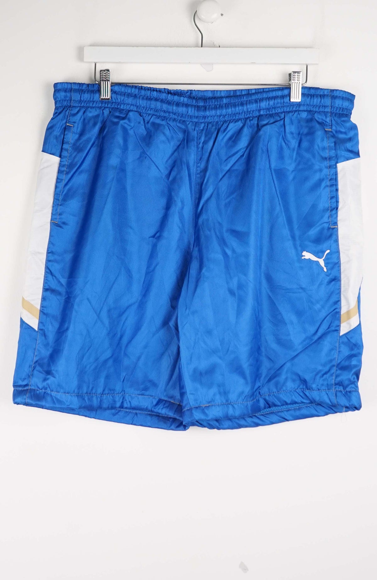 VINTAGE PUMA TRACK PANT SHORTS (XL)