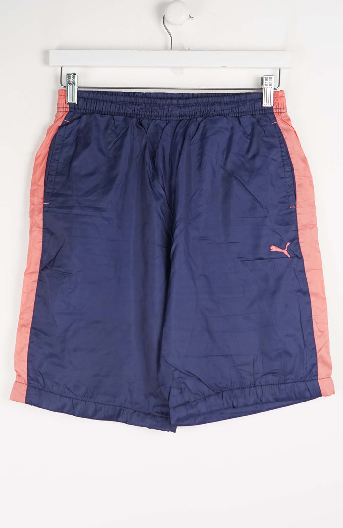 VINTAGE PUMA TRACK PANT SHORTS (XS)