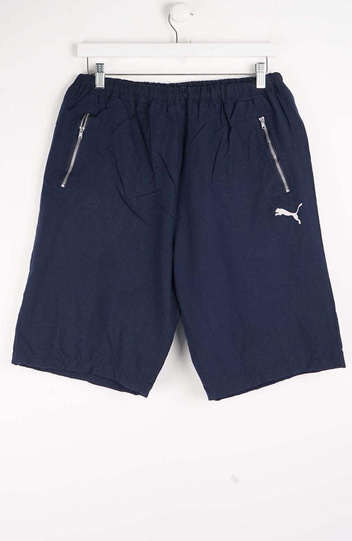 VINTAGE PUMA TRACK PANT SHORTS (XXS)