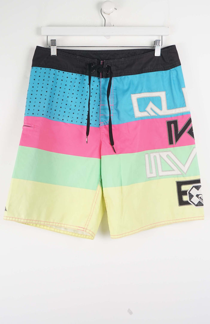 VINTAGE QUIKSILVER SURF BOARD SHORTS W32