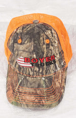 VINTAGE REAL TREE BOYER TRUCKS HAT