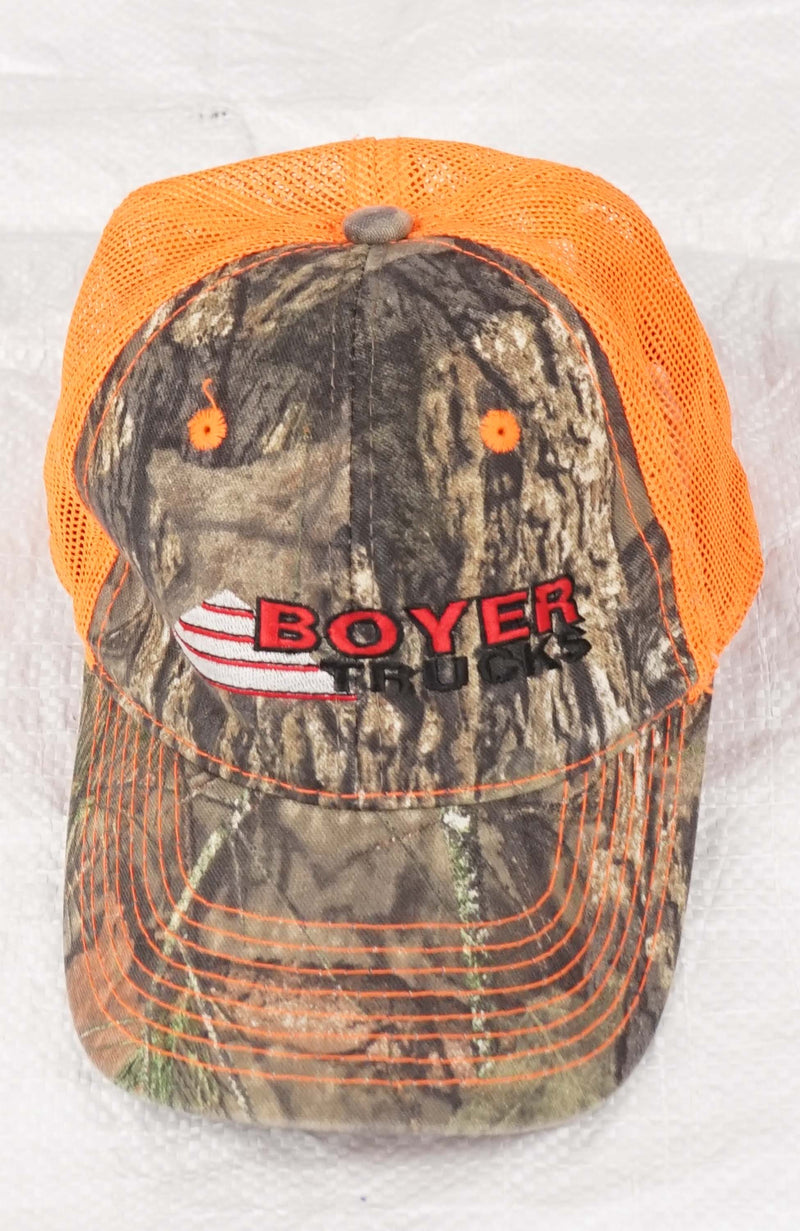 VINTAGE REAL TREE BOYER TRUCKS HAT
