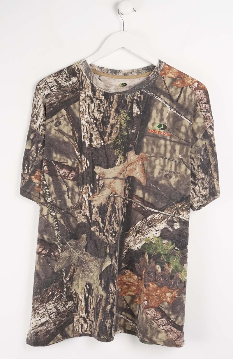 VINTAGE REAL TREE MOSSY OAK T-SHIRT (L)