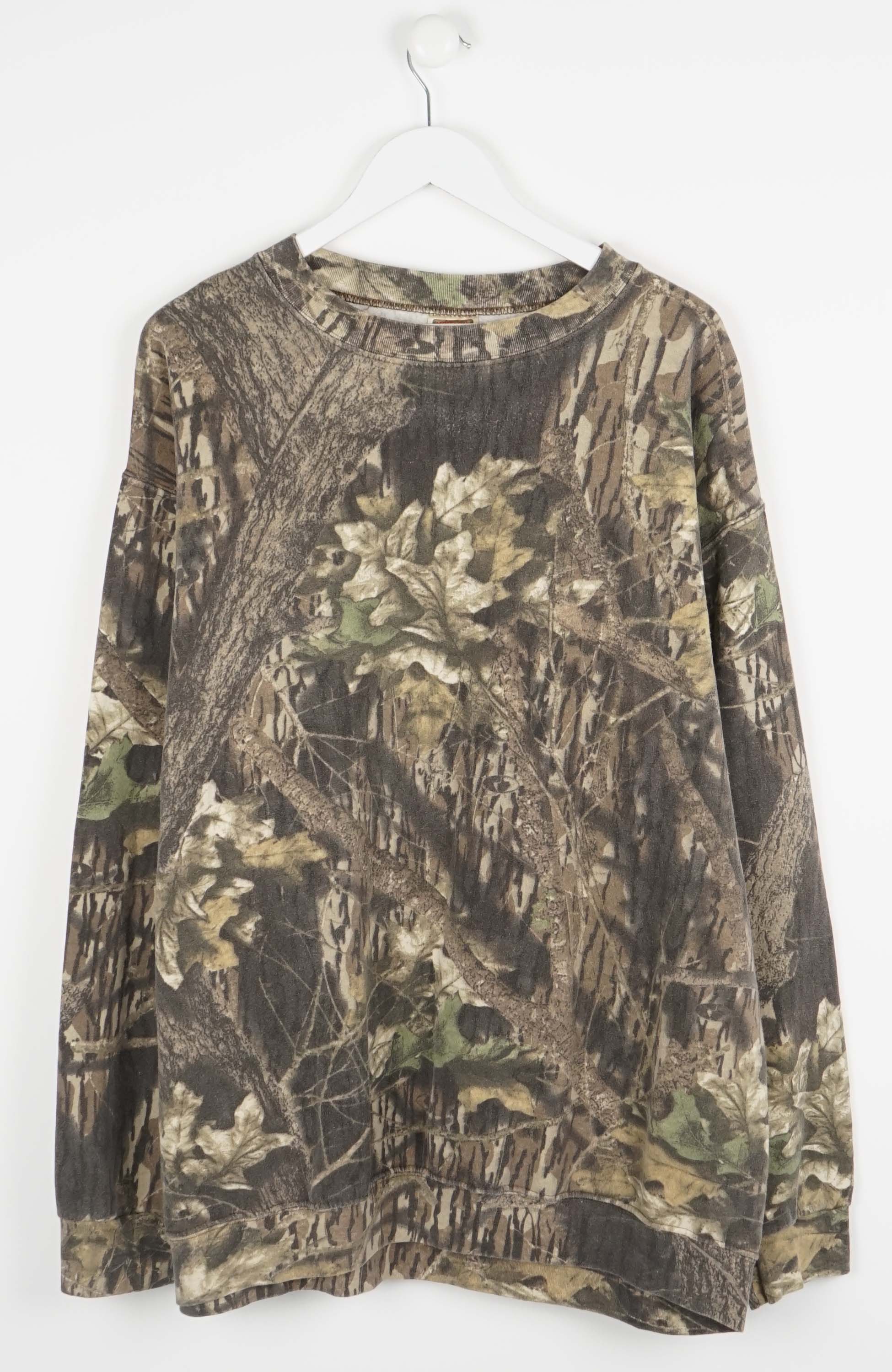 VINTAGE REAL TREE SWEATER XXL