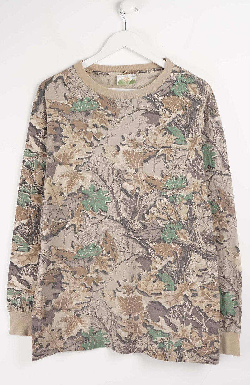 VINTAGE REAL TREE T-SHIRT (L)