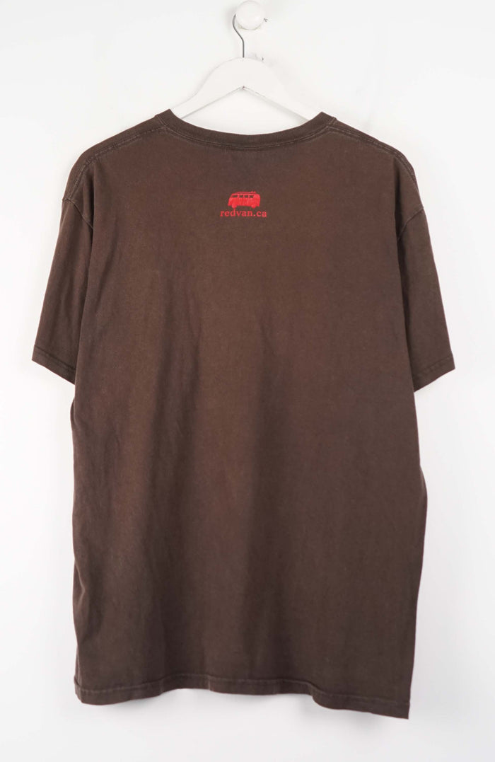 VINTAGE VW BEETLE SURF WAGON T-SHIRT (L)