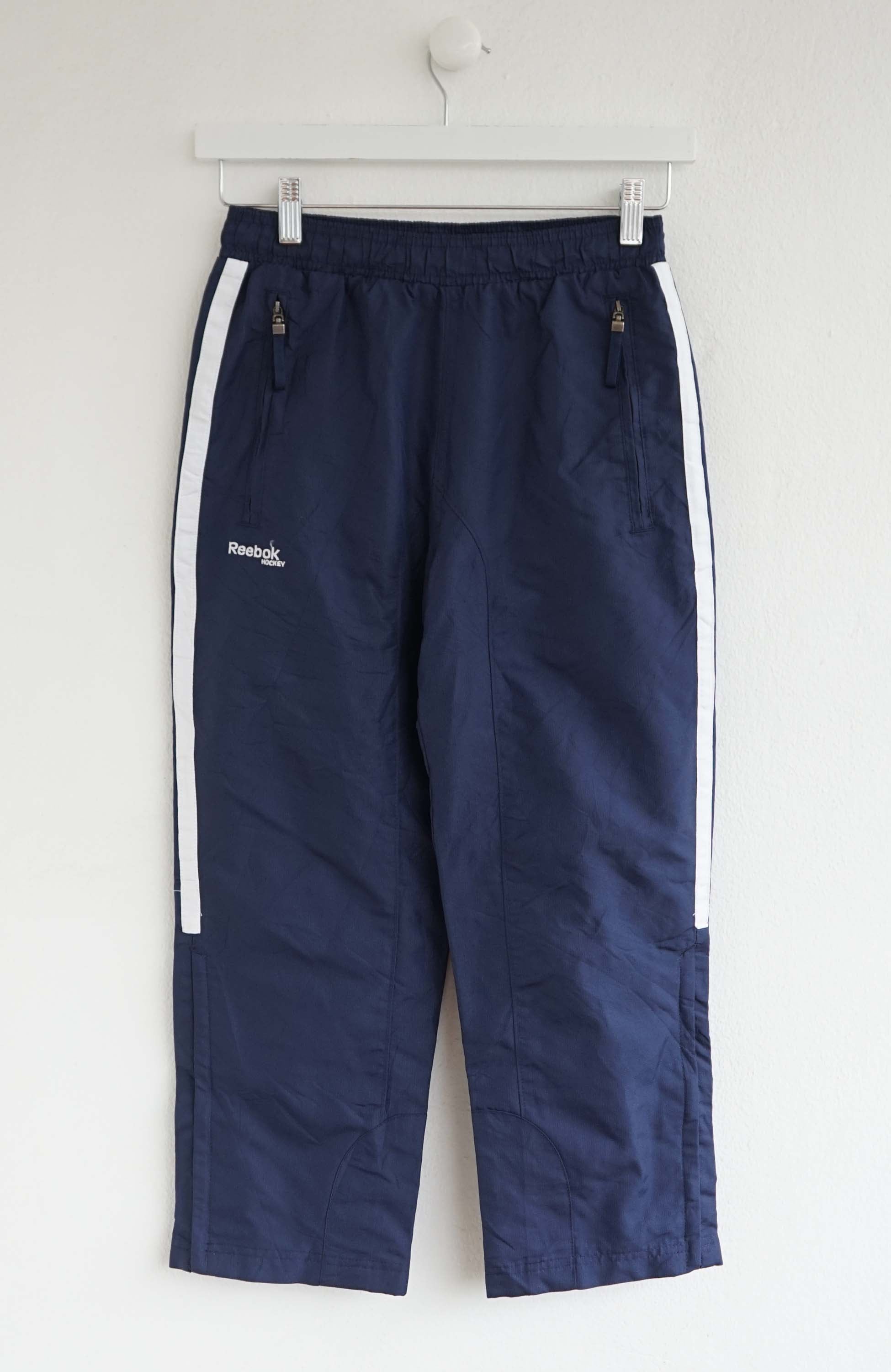 VINTAGE REEBOK 3 4 TRACK PANTS S
