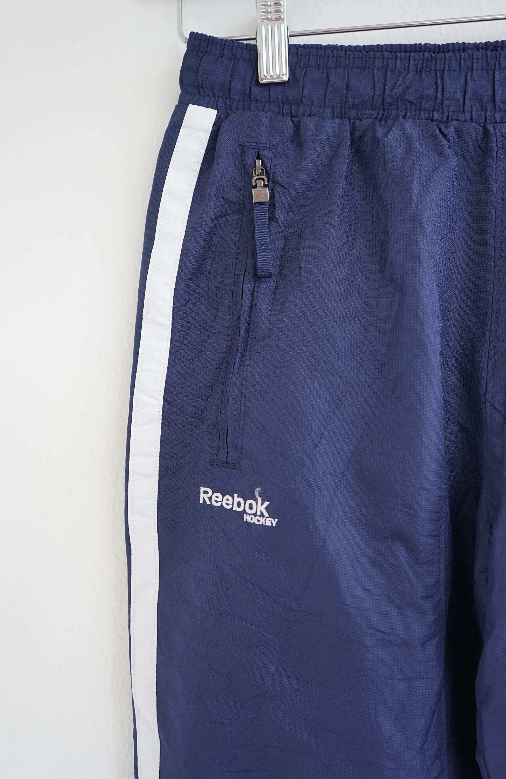 VINTAGE REEBOK 3 4 TRACK PANTS S