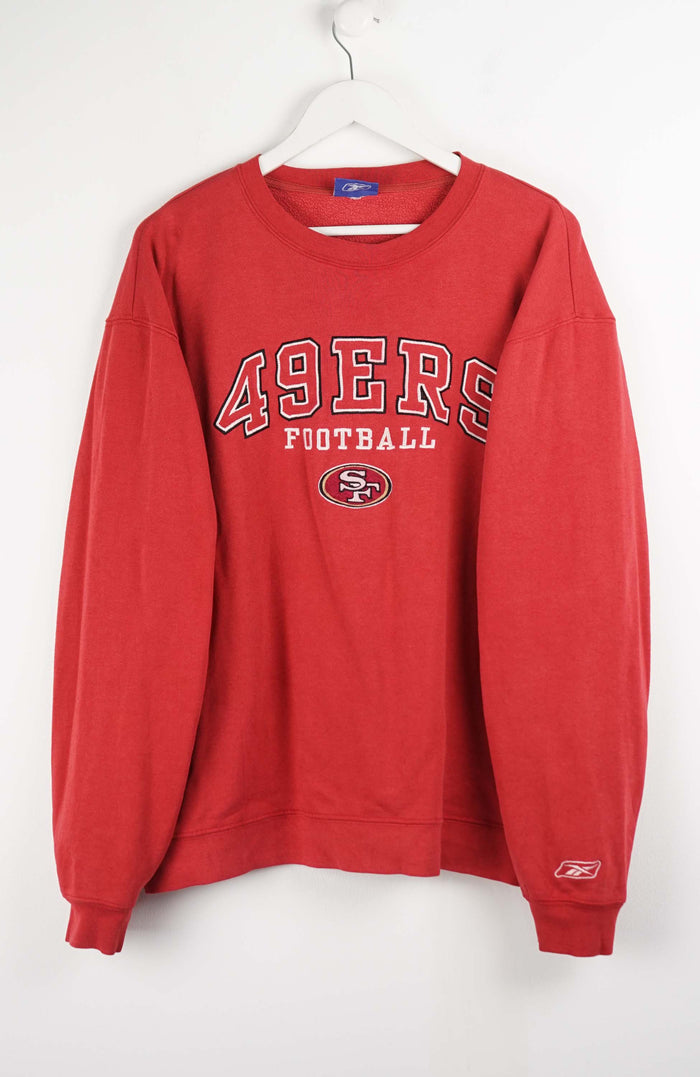 VINTAGE REEBOK 49ERS FOOTBALL SWEATER (L)