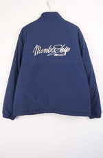 Navy blue jacket with 'Memphis' logo on a white background
