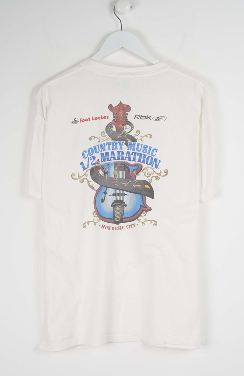VINTAGE REEBOK NASHVILLE MUSIC MARATHON T-SHIRT (L)