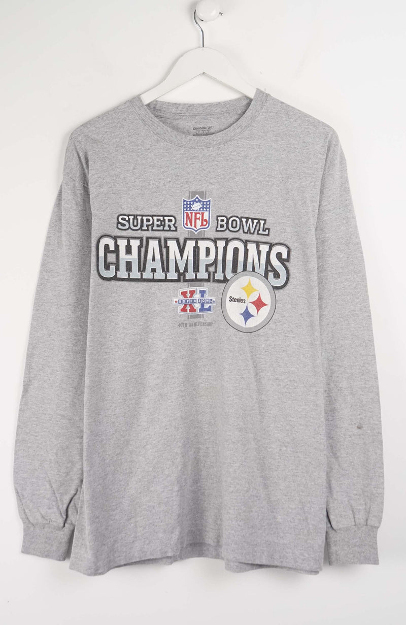 VINTAGE REEBOK SUPER BOWL PITTSBURGH STEELERS T-SHIRT (XL)