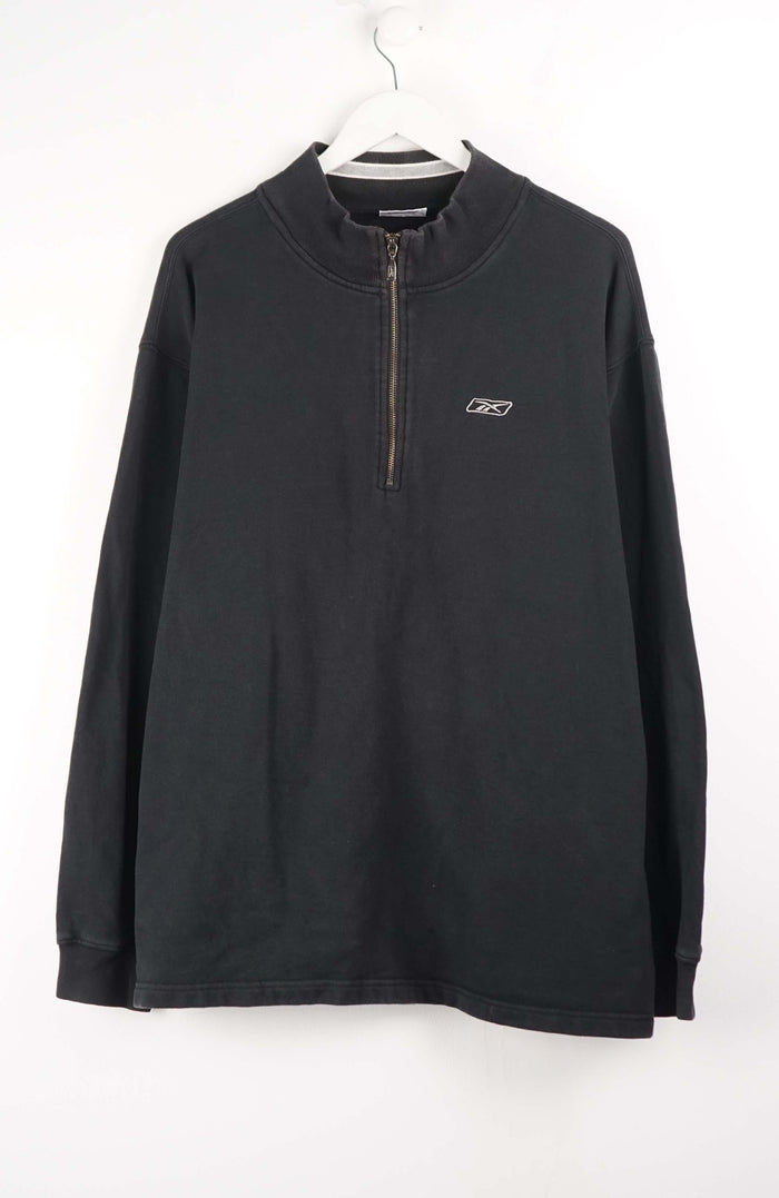 VINTAGE REEBOK 1/4 ZIP SWEATER (XL)