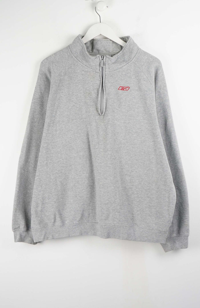 VINTAGE REEBOK 1/4 ZIP SWEATER (XL)