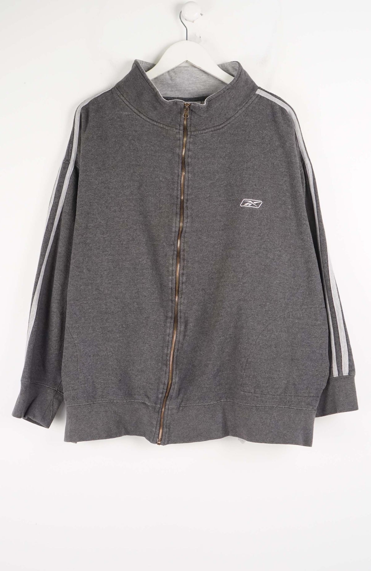 VINTAGE REEBOK FULL ZIP SWEATER (XXL)
