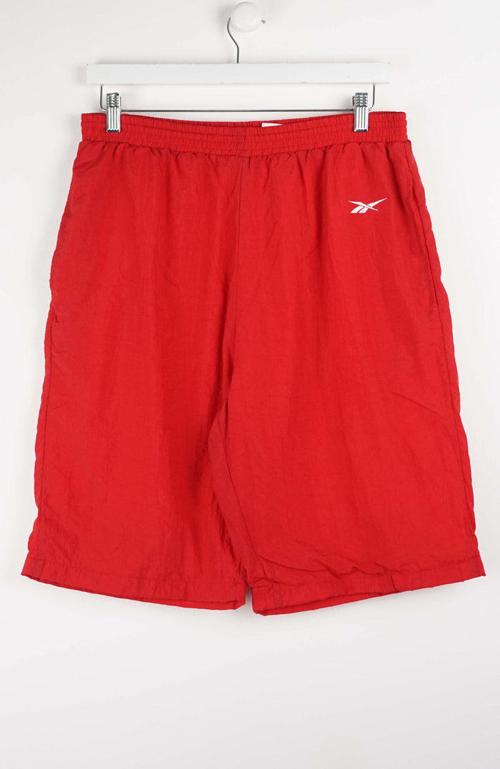 VINTAGE REEBOK TRACK PANT SHORTS (M)