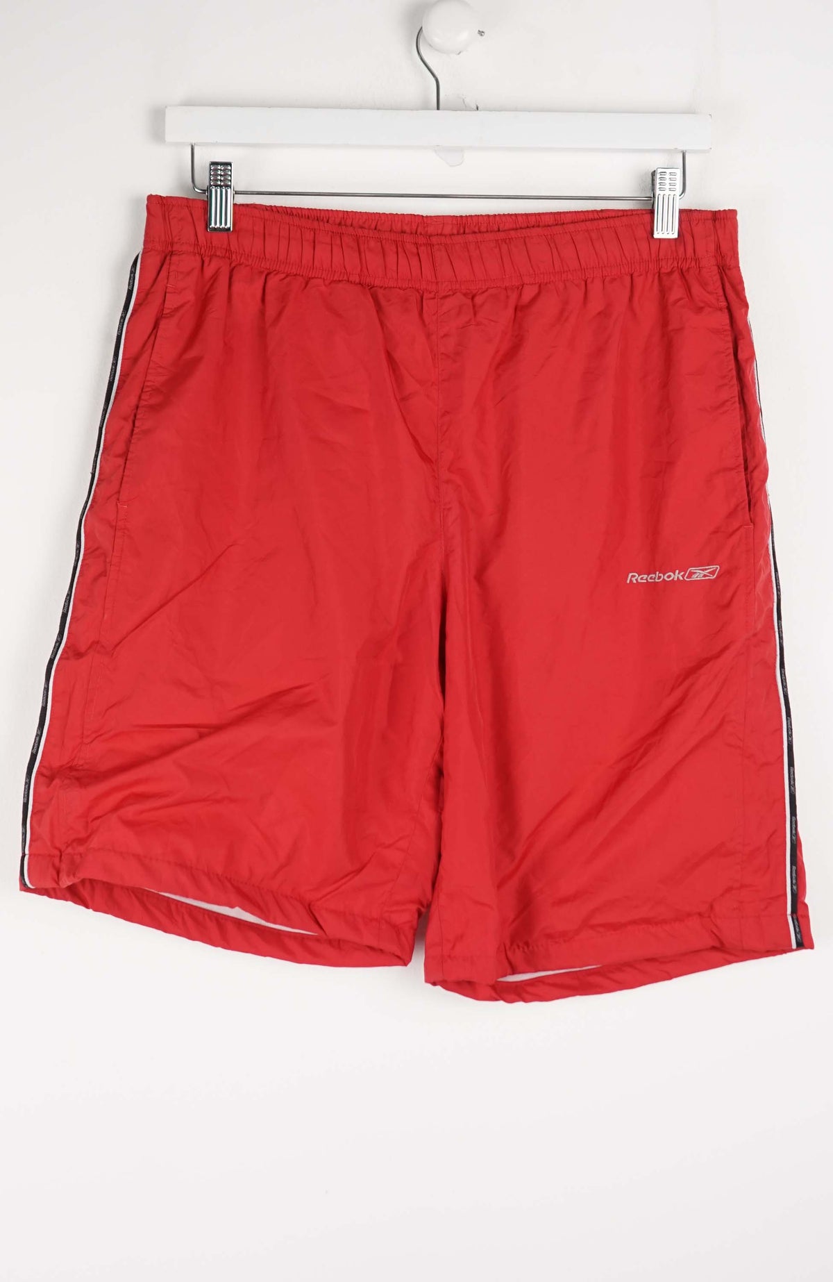 VINTAGE REEBOK TRACK PANT SHORTS (M)