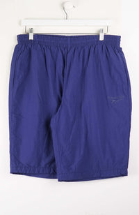 VINTAGE REEBOK TRACK PANT SHORTS (M)