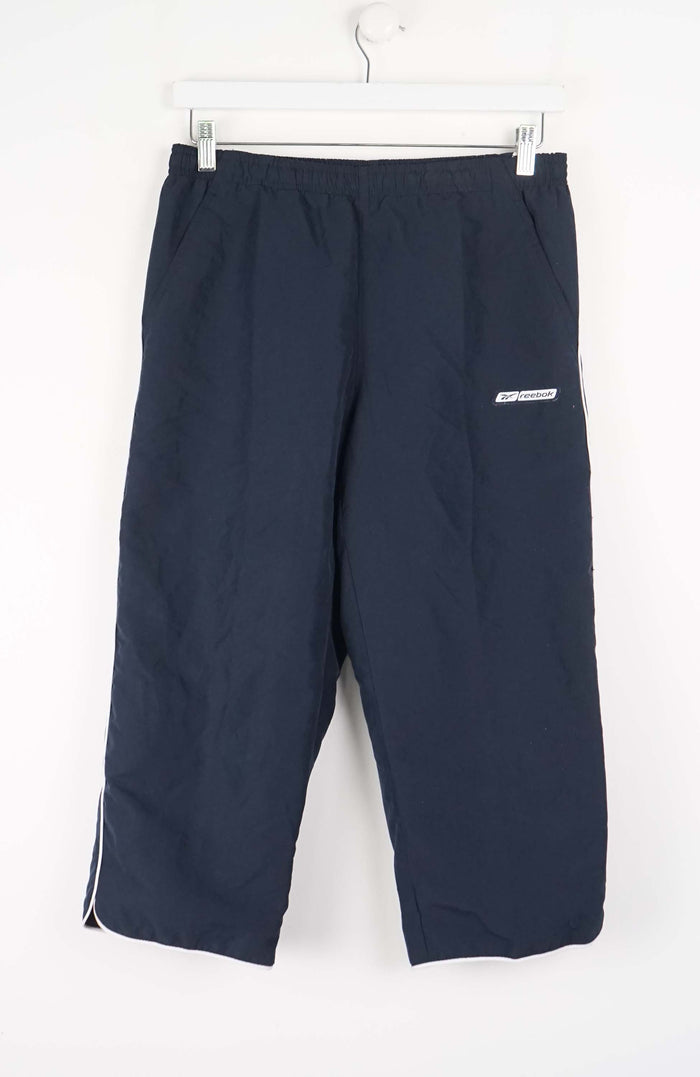 VINTAGE REEBOK 3/4 TRACK PANT SHORTS (S)