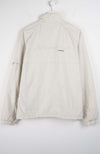 Beige jacket on a white background