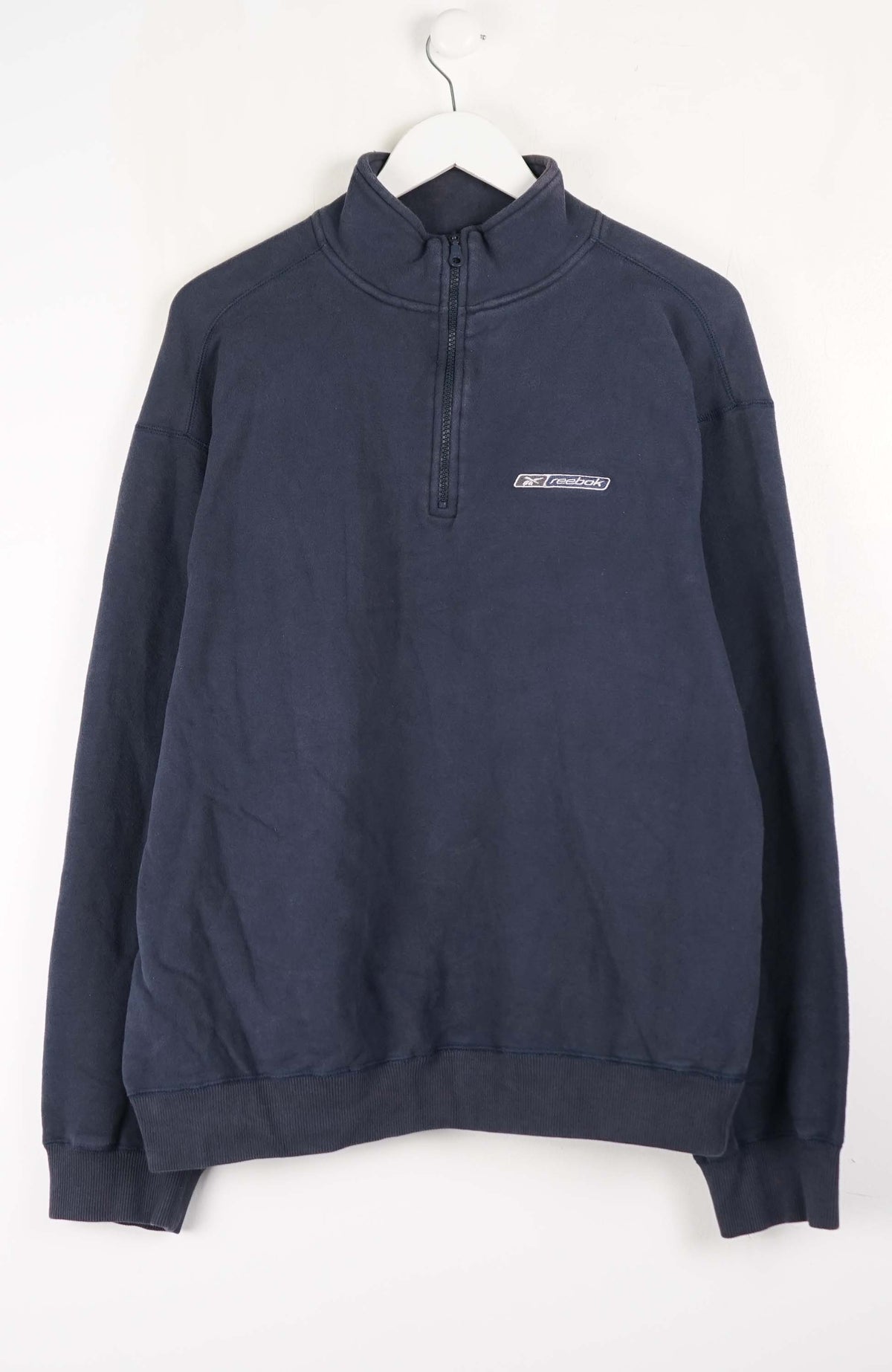 VINTAGE REEBOK 1/4 ZIP SWEATER (M)