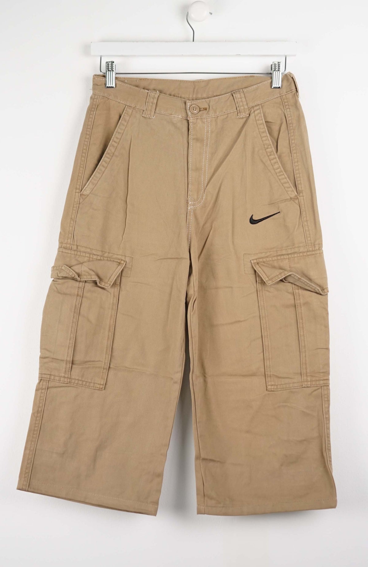 VINTAGE REWORK CARGO CAPRI SHORTS W28