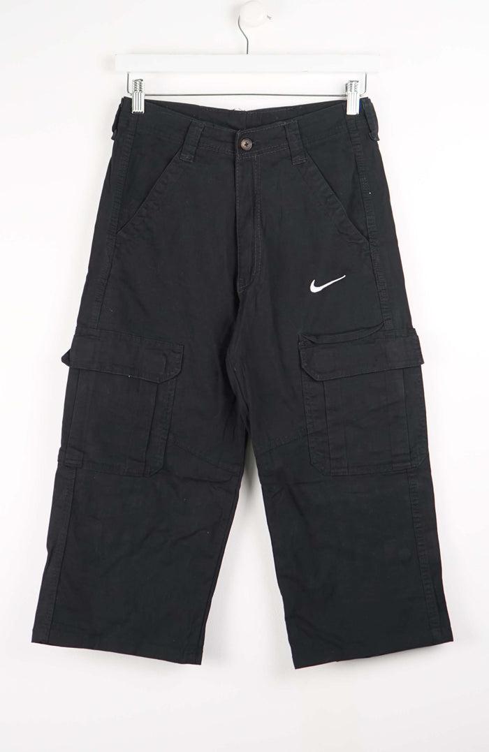 VINTAGE REWORK CARGO CAPRI SHORTS W28
