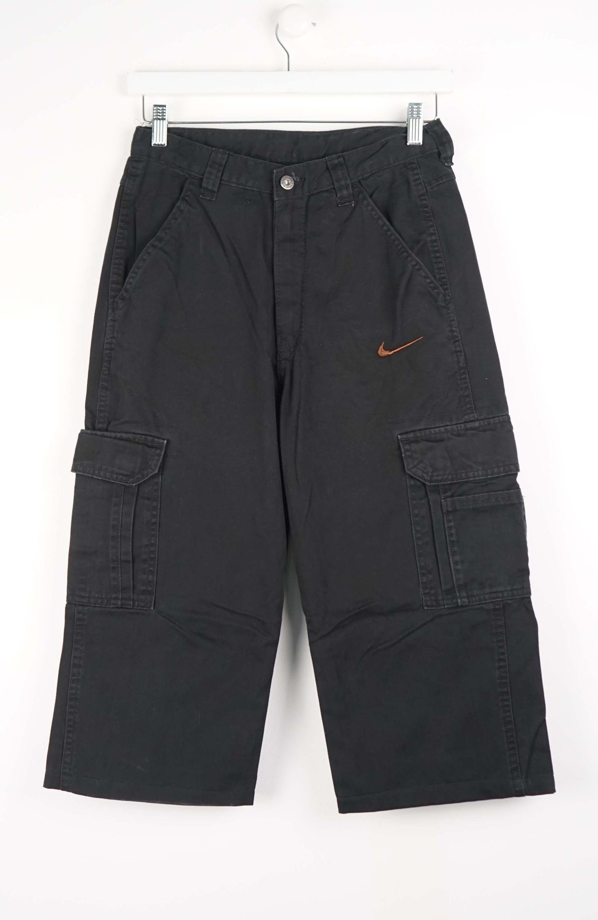 VINTAGE REWORK CARGO CAPRI SHORTS W28