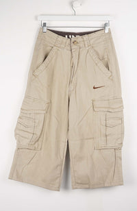 VINTAGE REWORK CARGO CAPRI SHORTS W28