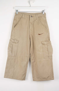 VINTAGE REWORK CARGO CAPRI SHORTS W28