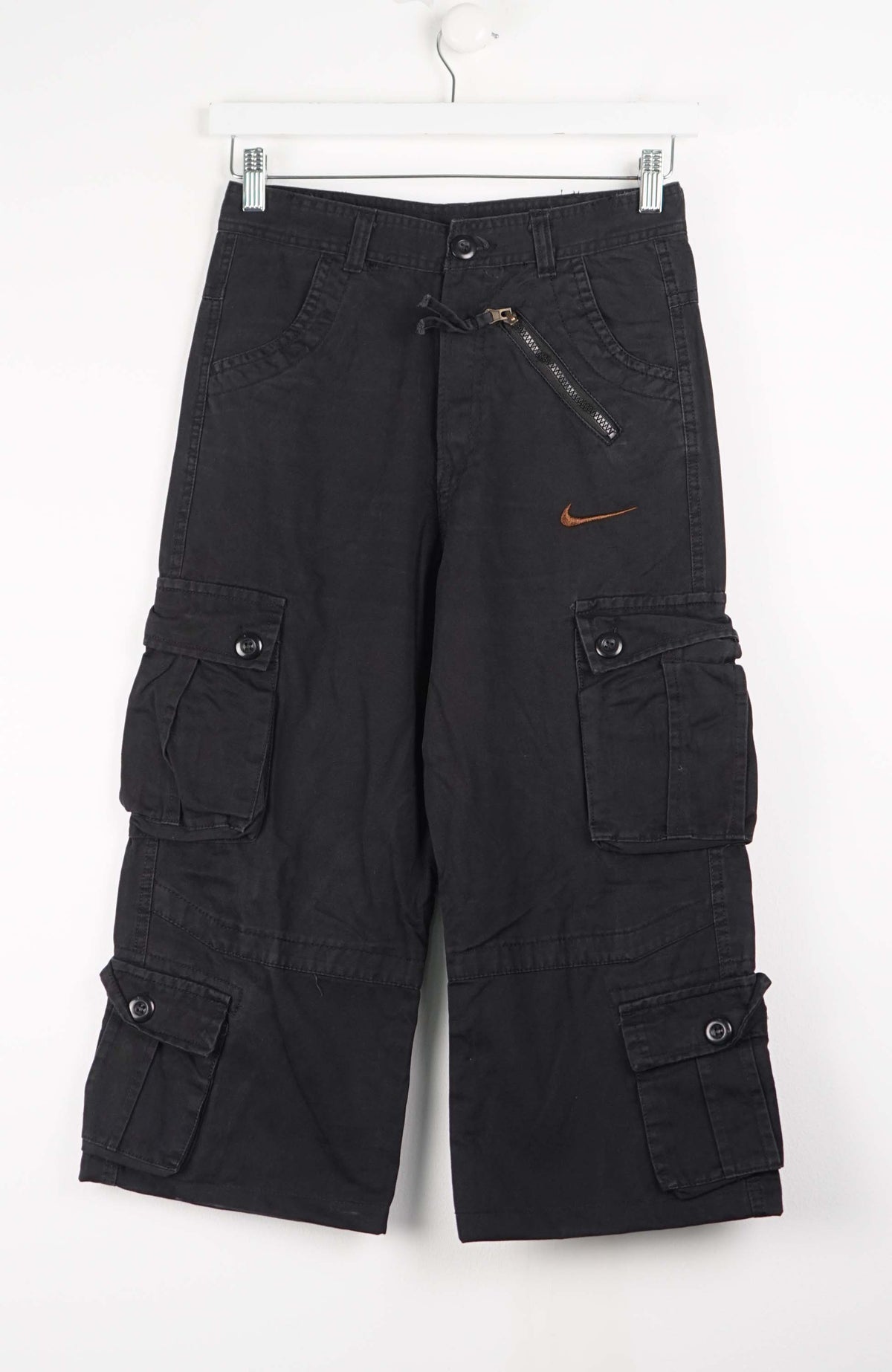 VINTAGE REWORK CARGO CAPRI SHORTS W28