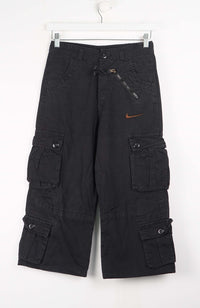 VINTAGE REWORK CARGO CAPRI SHORTS W28