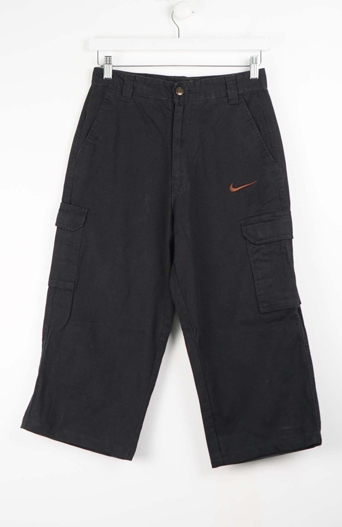 VINTAGE REWORK CARGO CAPRI SHORTS W28